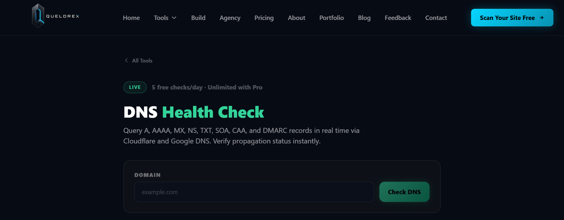 DNS Health Checker